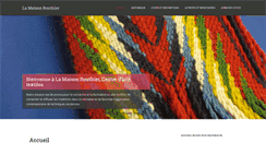 Desktop Screenshot of lamaisonrouthier.com